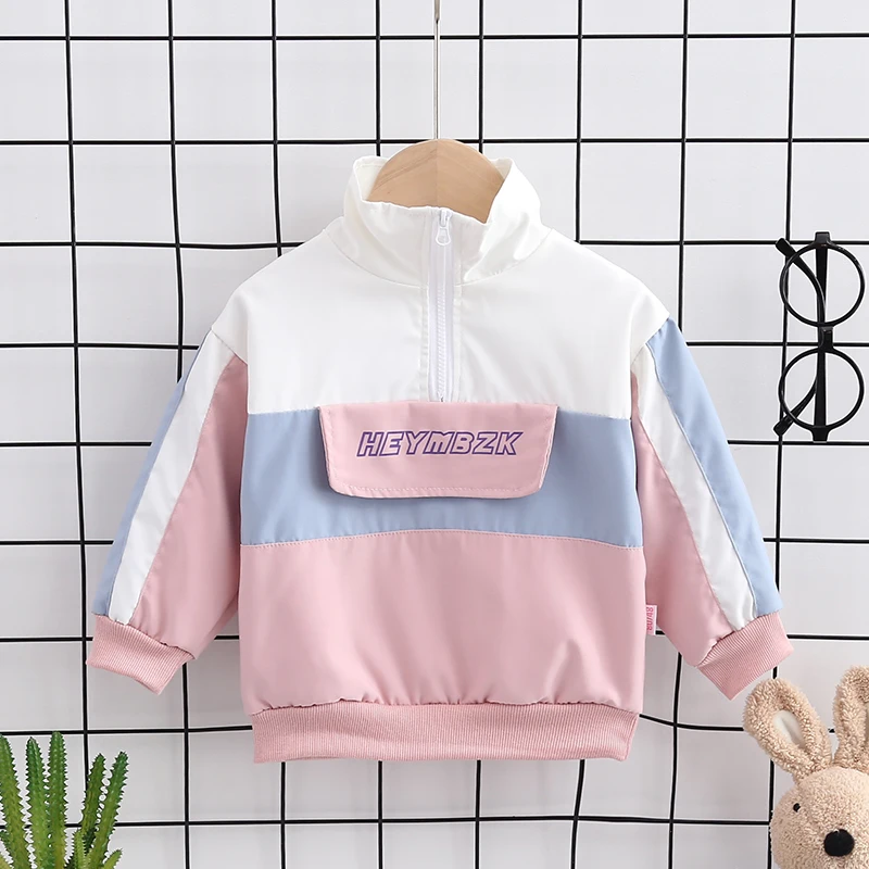 
2020 fashion kids cloths long sleeve double English stitching print kids spring and autumn girls clothes baby clothes girl 