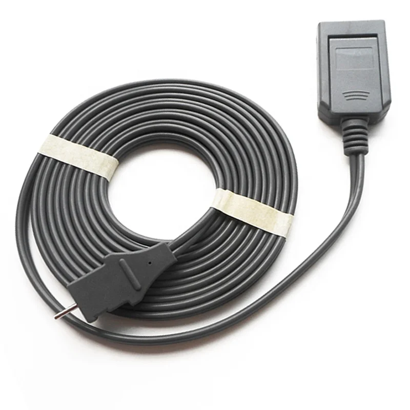 
Монополярный Электрохирургический нейтральный электрод 2,0 мм серый TPU ESU отрицательная пластина для соединения проводов заземления 