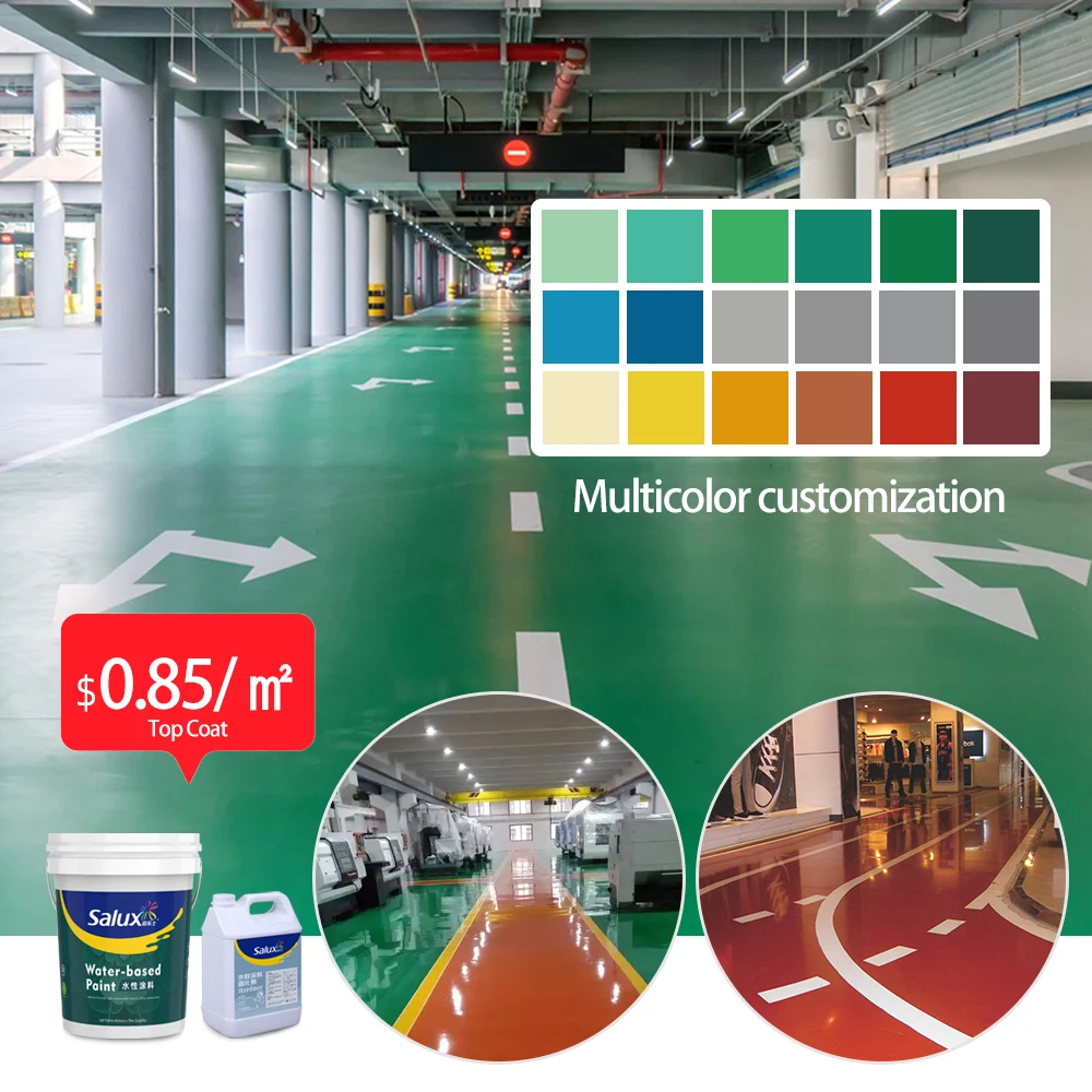 Water Based Customised Color Floor Colorless Epoxy Coating Epoxy Paint Anti Static Epoxy Liquid Glass Floor Coating