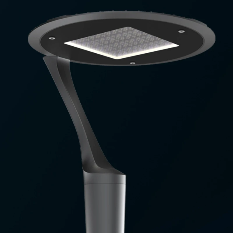 Outside IP65  energy saving residential led post top light garden lamp