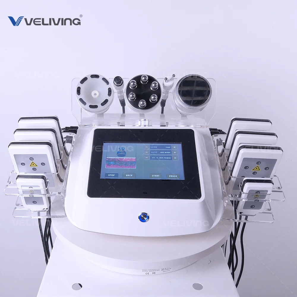 Multifunctional Rf Vacuum Slimming New 6 In 1 Cavitation Machine For Sale