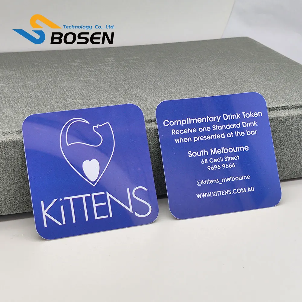 Advertising Die Cut Loyalty VIP Membership Cards Plastic Printing Service Custom Size Shape PVC Business Card