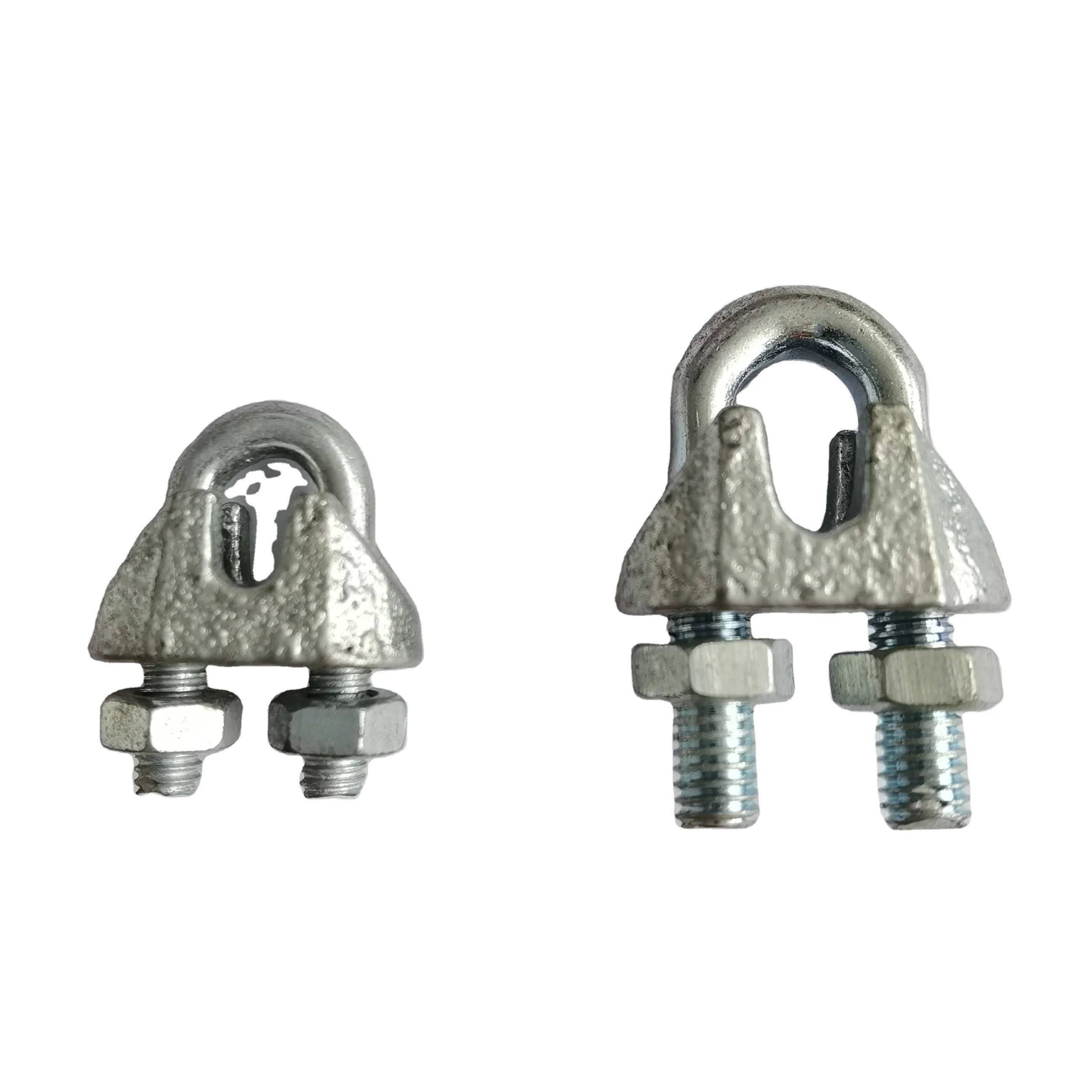 1/8 3/16 1/4 Electric Galvanized Drop Forged Malleable Wire Rope Clip Type B