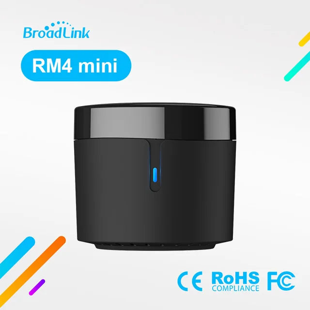 Пульт дистанционного управления BroadLink RM4 Mini с поддержкой Alexa Google и голосовым управлением Wi-Fi ИК универсальный пульт для бытовой техники
