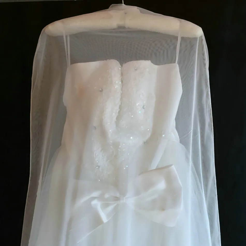 Супер мягкий сетчатый Прозрачный чехол для свадебного платья S176A м, пылесборник, оптовая продажа