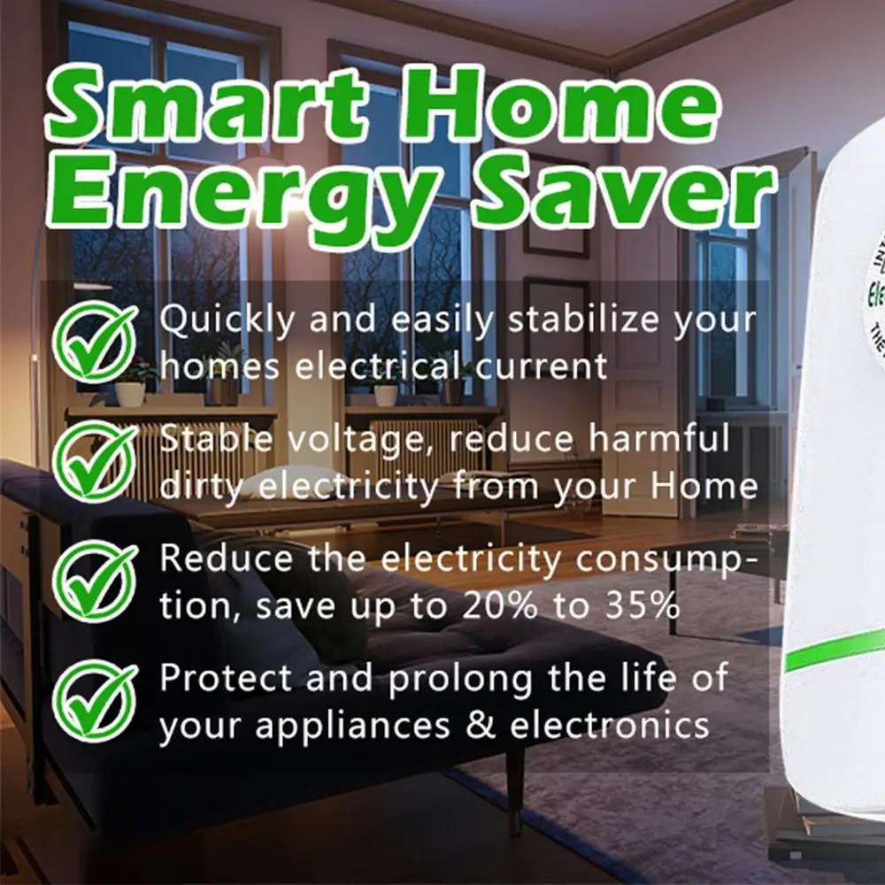 90V-250V 30KW US/EU/UK Electricity Saving Box Socket Power Factor Saver Device Household Power Saver Energy Electricity Provided