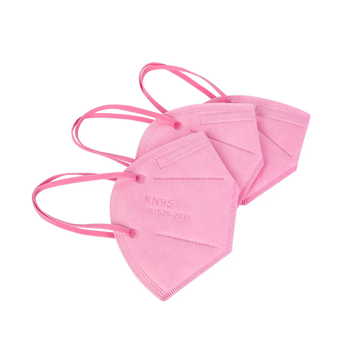 ZHONG JIANLE Customize Facemask black 5 ply Earloop KN 95 Color Face Masks KN95 Pink