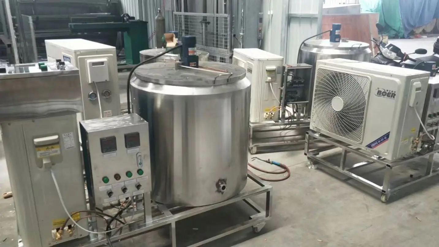 Automatic Daily Milk And Food Pasteurizer Machine With PLCDP Pump And Motor Core Components For Longer Shelf Life
