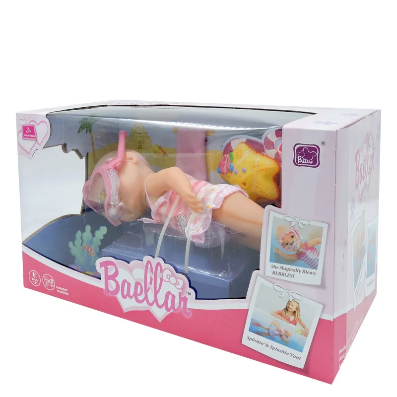 Electric Simulation Baby Swimming Doll Toy Educational Dolls&Accessories Bath Toy Doll