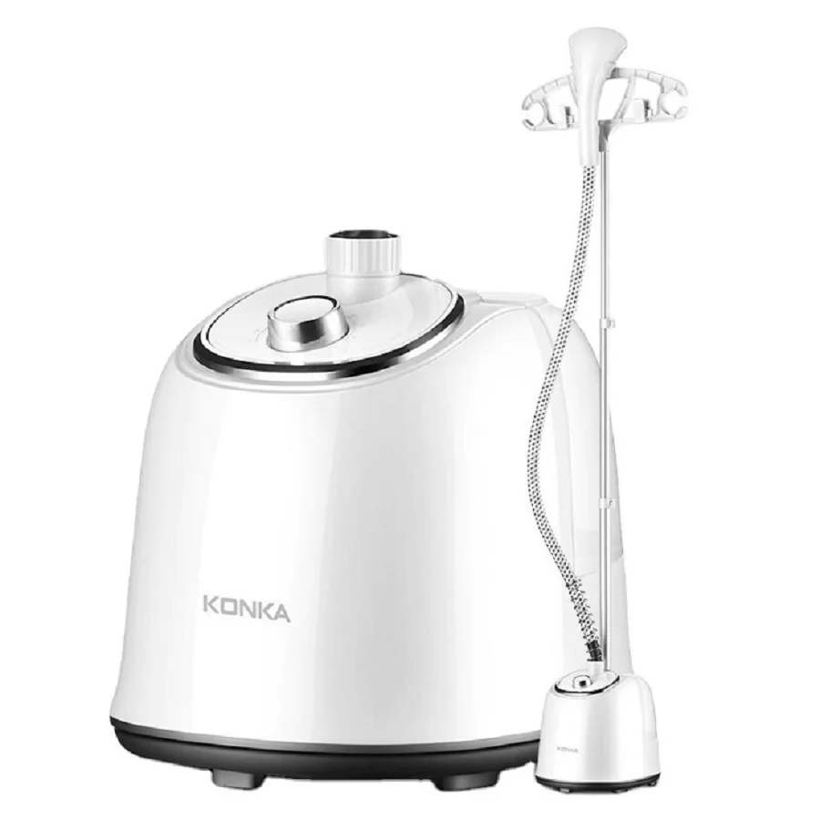 White vertical handheld steamer iron 1800W hand ironing machine for home clothing stores