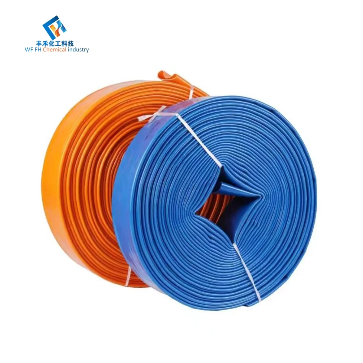 2 Inch 4 bar 58 psi 100m Polyester Yarn Braided Pipe Lay Flat Agricultural Irrigation PVC Hose Without Fitting Sale