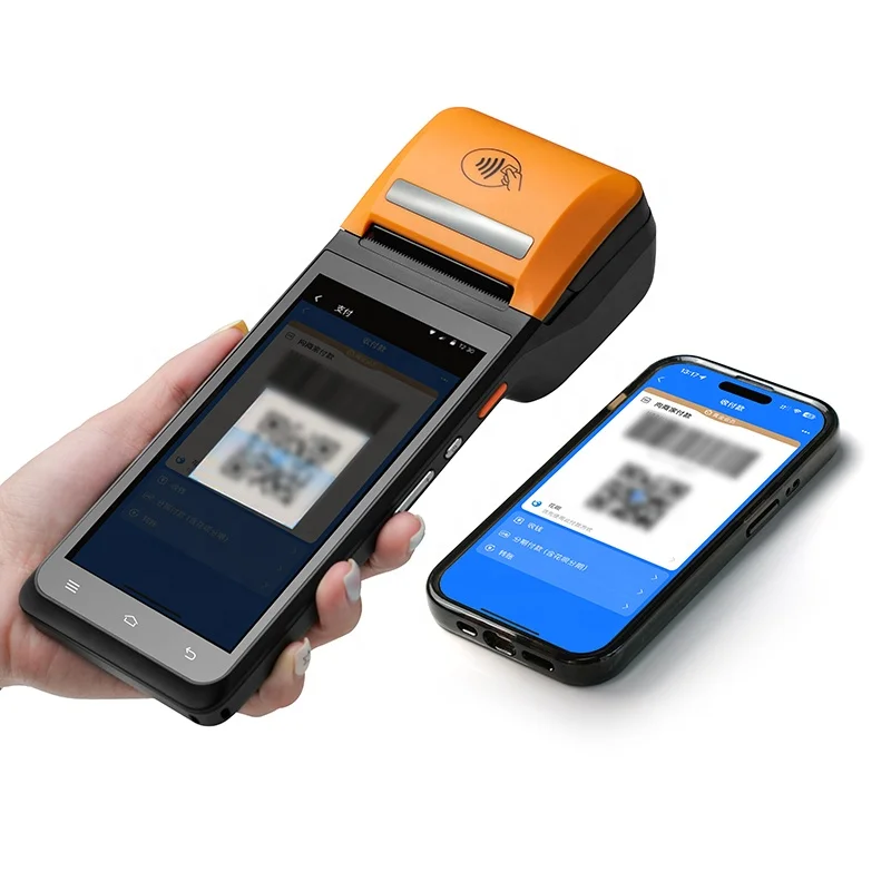 POS сенсорный экран мобильного телефона NFC EFTPOS терминал Ручной Android с принтером