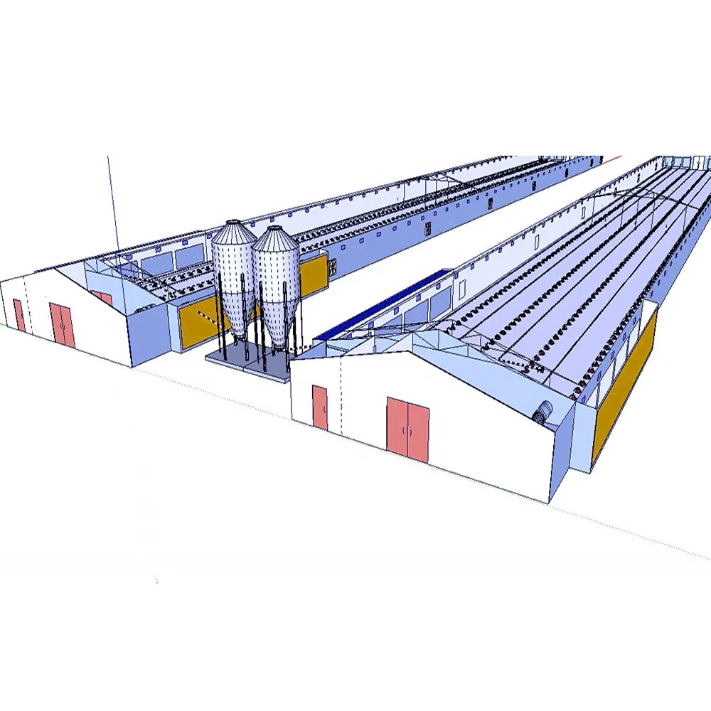 Poultry building house prefabricated shed chicken farm coop houses