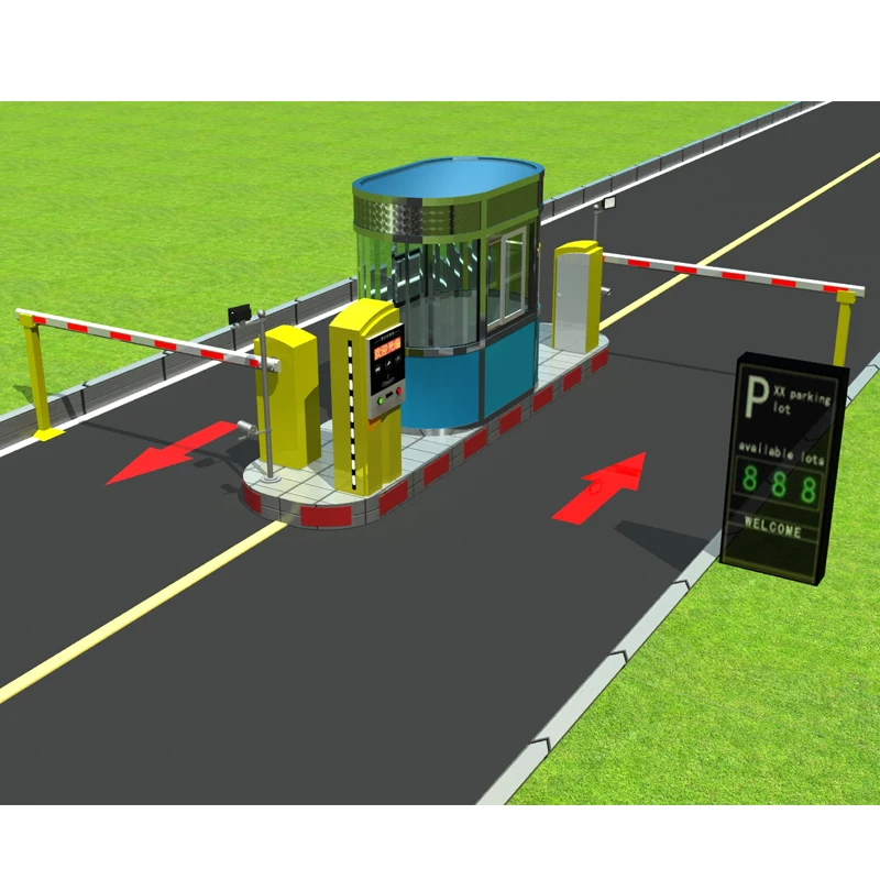 SEWO Smart Auto RFID Vehicle Parking System With Parking Charge System Equipment