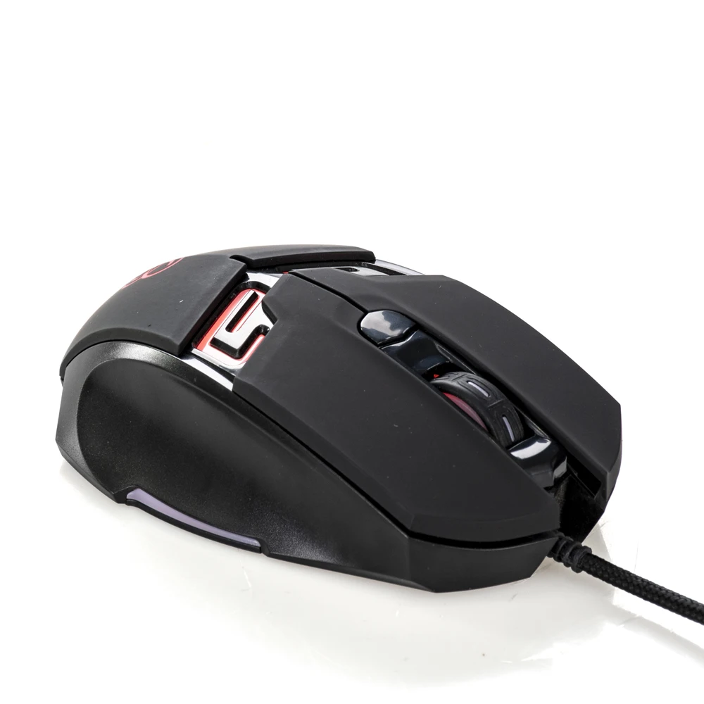 OEM ODM Factory direct  Wholesale 6D Backlight Wired Optical  Gaming Mouse, RGB  breathing light Computer mice -3200-6400DPI