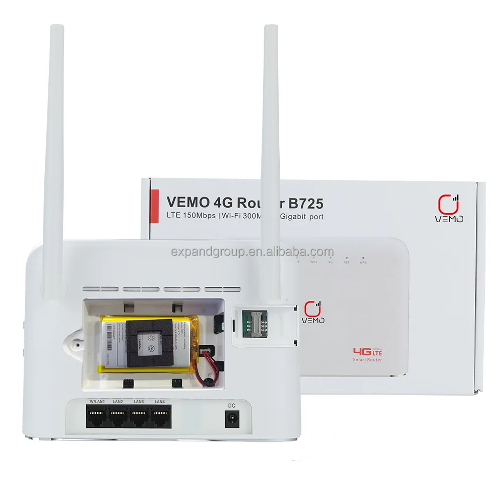 4G CPE  wifi router SIM card Hotspot CAT4 16  users RJ45 WAN LAN wireless modem LTE router