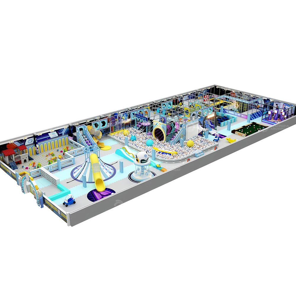 Custom Robot Theme Indoor Playground Sand Playground Slide for Kids