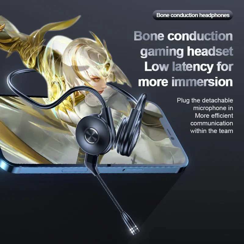 Bt 5.0 Music Call Function Earphone M1 Bone Conduction Headphones Wireless Light Wearable Waterproof Headset - Buy Bone Conduc