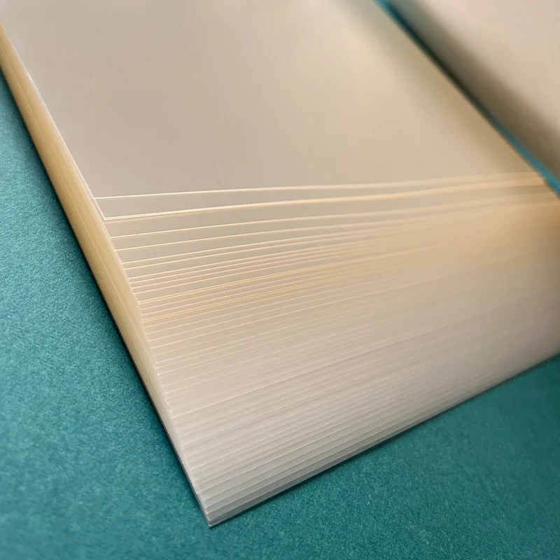 A4 300MIC 100PCS Factory Bestseller PVC Transparent Frosted Pvc Binding Cover 300 Mic