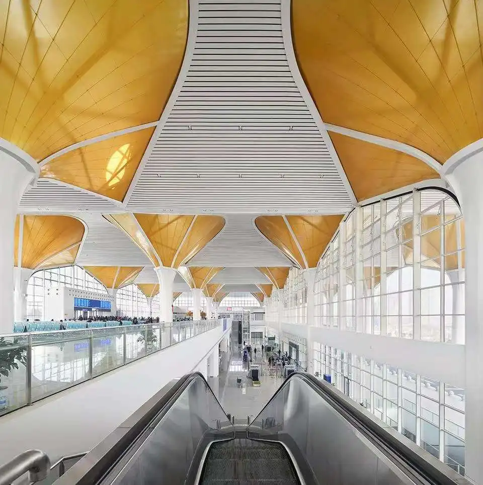 Color double layer ETFE air pillow membrane structure building