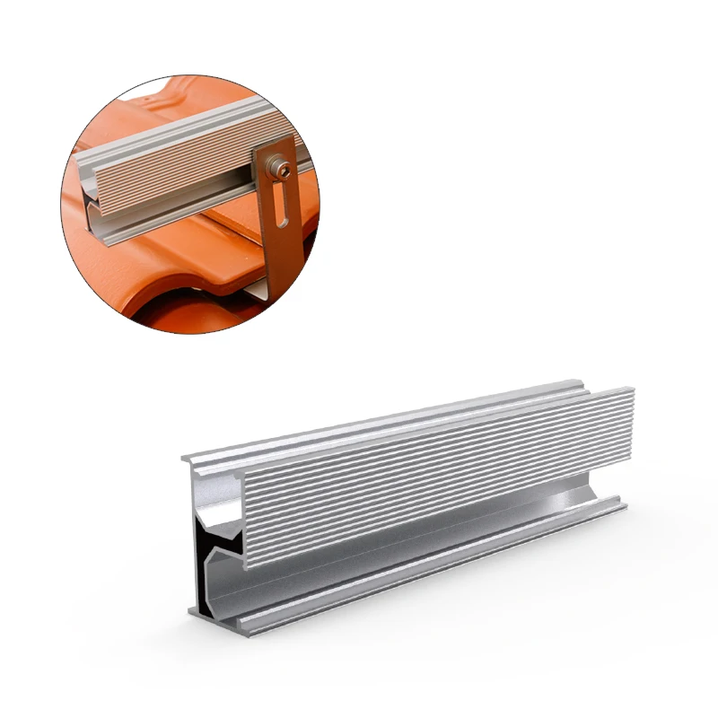UISOLAR Easy Installation Solar Panel Mounting Rails Aluminum Solar Panel Rail System Solar Rails for Roof or Ground System
