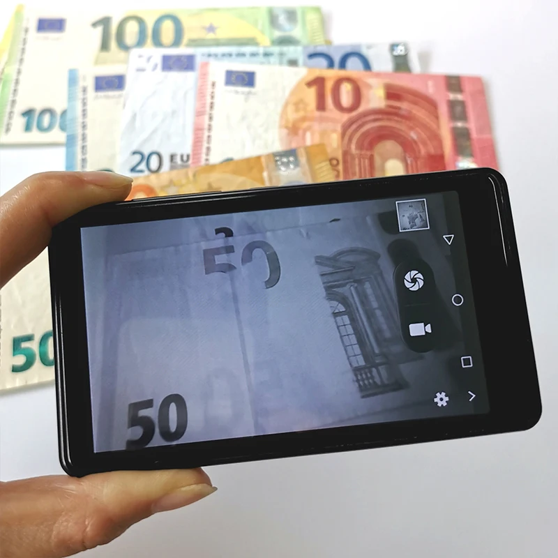 2022 Hot selling IR money detector touch screen fake money detect currency detectors infrared currency detector V300