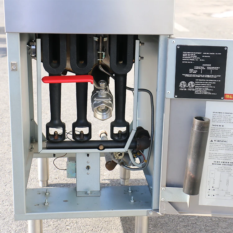 Factory direct supply hot sale commercial kitchen equipment gas deep fryer chicken potato chip frying machine