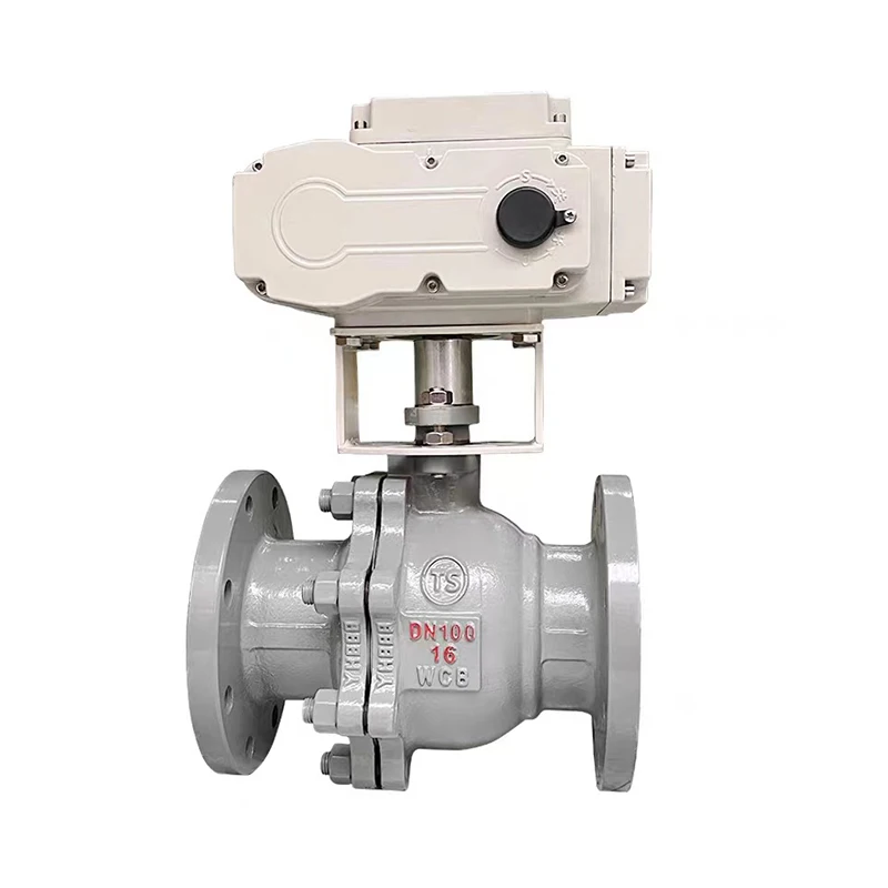 Wholesale Dn50 2 Inch 110v 220v Electric Drive Urgently Carbon Steel 304 Cf8 Electric 2 Way Flange Ball Valve