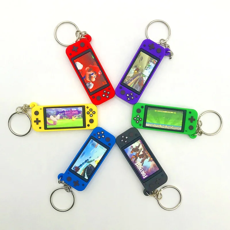 New Nintendo game console switch charm game handle key chain grasping claw machine Mario keychain