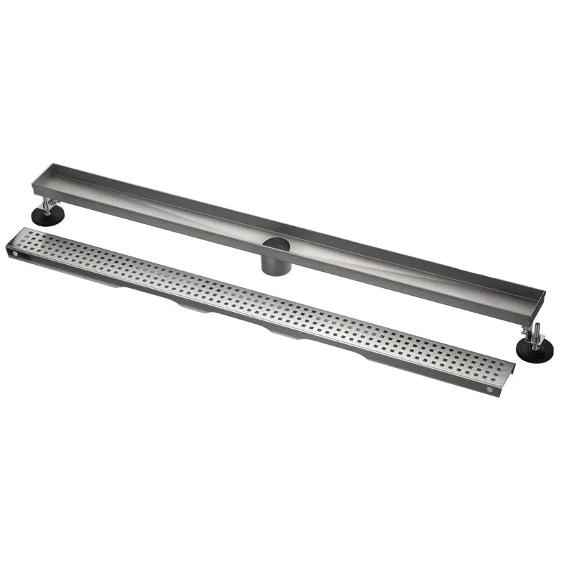 linear waste drainer,stainless steel drain pan,double anti-smell drainpipe anti-odor linear shower drain