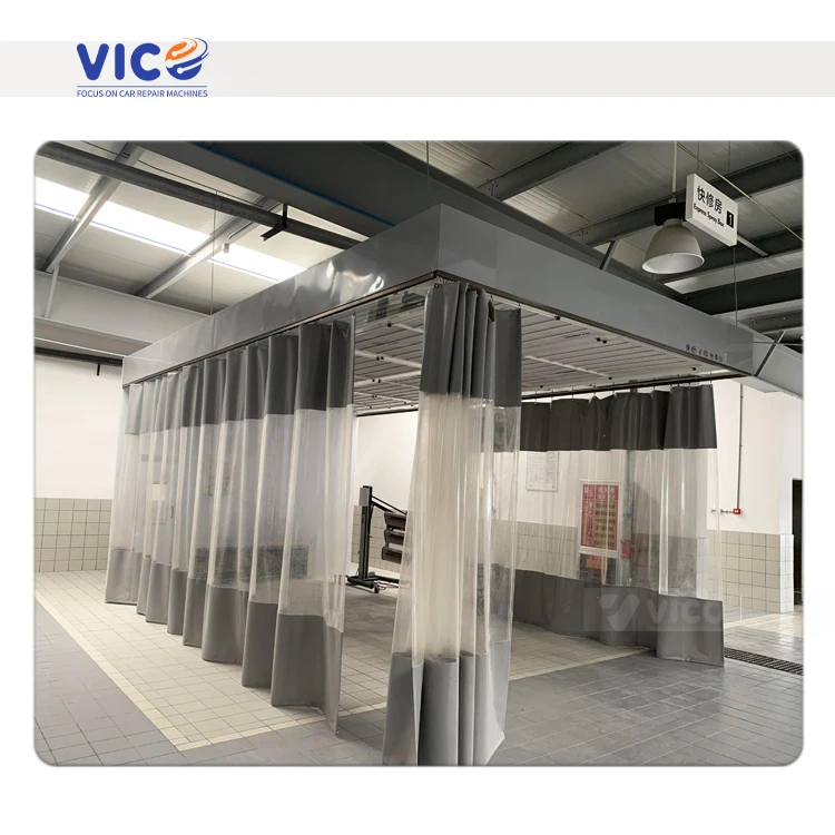 Vico Car polishing room Complete Pre-Paint Auto Preparation Workstation Eco-Friendly Automotive Spray Paint Prep Station*VPS30