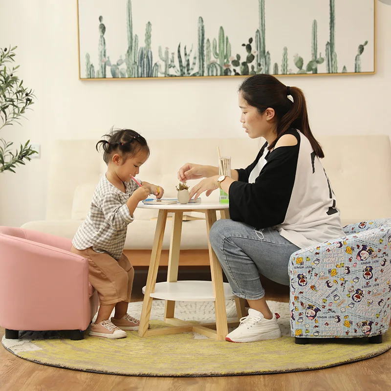 
OEM Baby Single Seat Children Sitting Seat Leather Chair Couch Mini Kids Sofa 