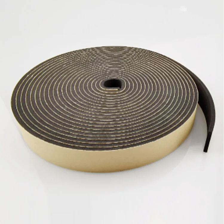 Лента Уплотнительная из пенополиуретана и резины для защиты от ветра и пыли