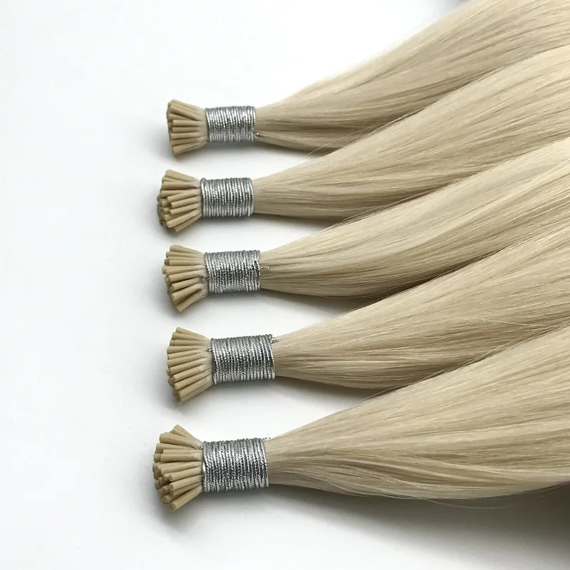 FindVirginHair Itips Human Hair Extensiones De Cabello Humano Natural Super Double Drawn Keratin Glue I Tip Hair Extensions