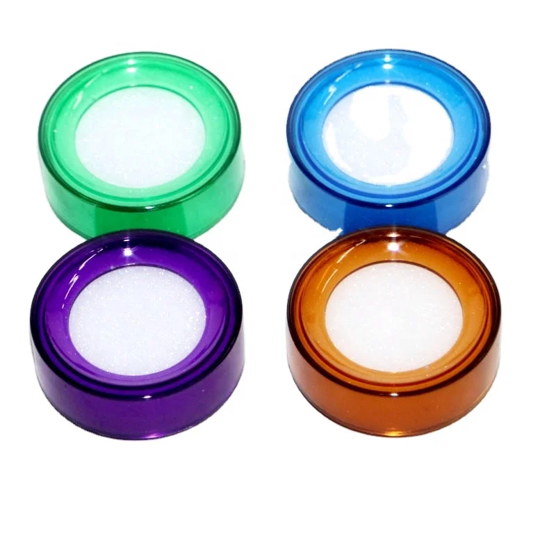 Colorful transparent financial office supplies for counting money moisturizing fingers sponge box for desk