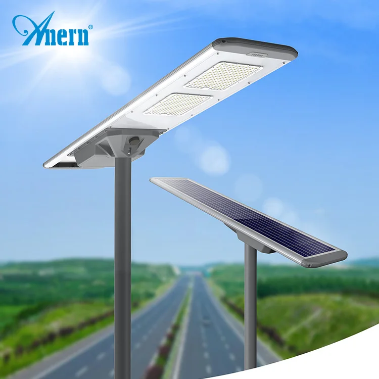 Waterproof IP65 all in one integrated led solar street light with camera outdoor