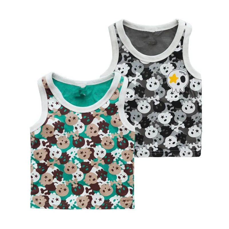 Kids Thick Warm Round Neck Funy Pattern Boys Vest From Online Wholesale Shop