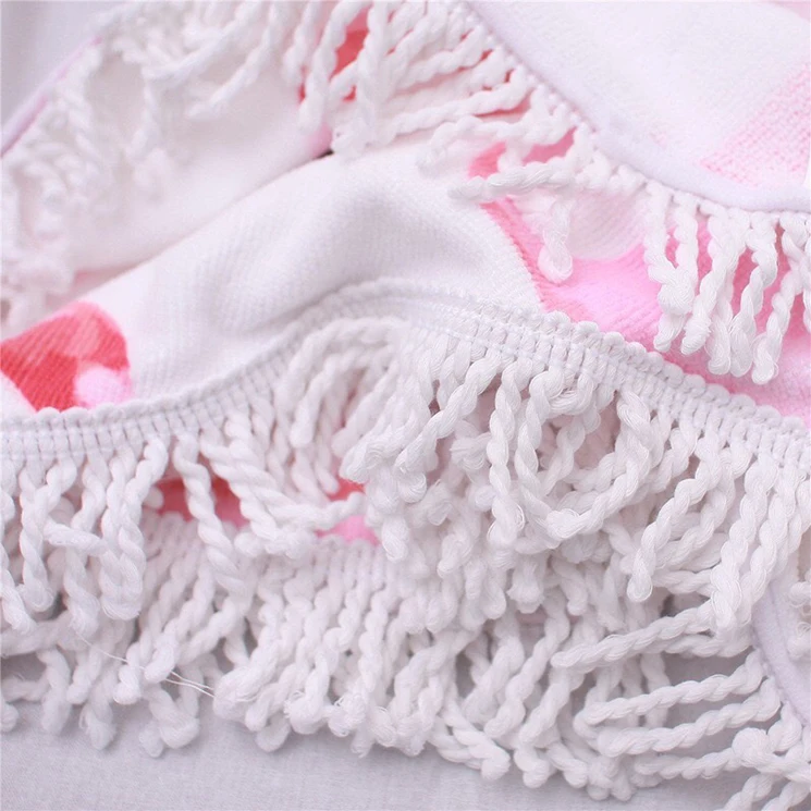 Bindi Microfiber Sand Free Circle Watermelon Outdoor Picnic Blanket & Beach Mat