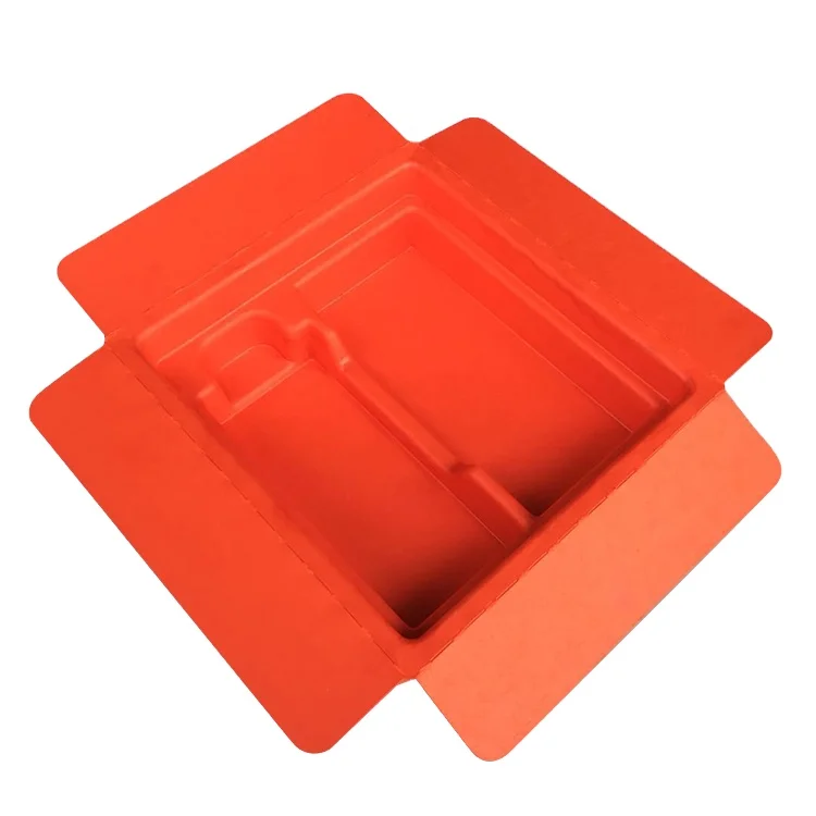 Lighter insert packaging tray,molded pulp tray,biodegradable pulp packaging