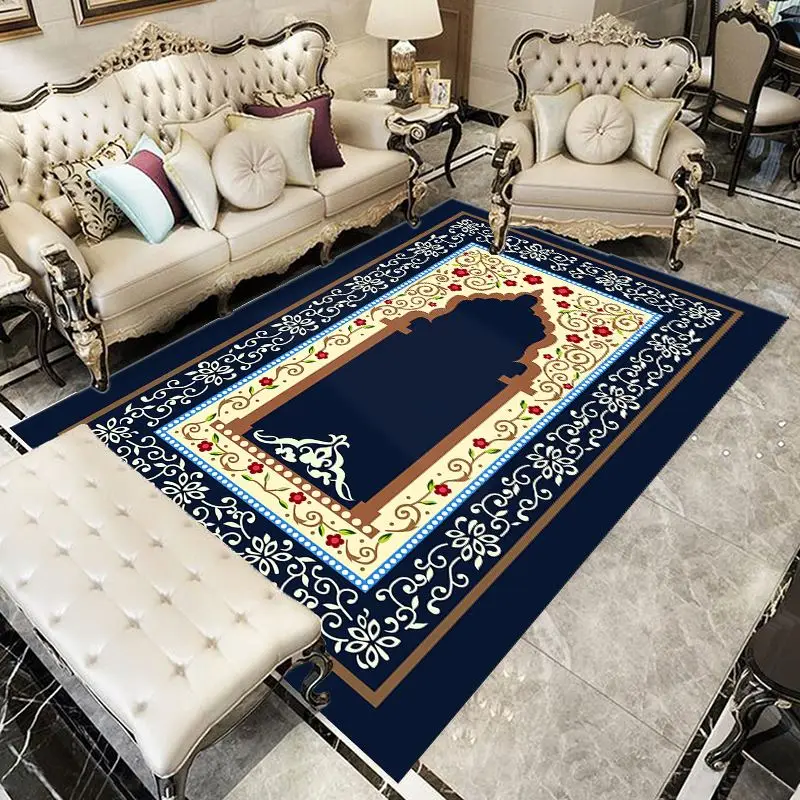 Wholesale rate Living Room Area Rug Prayer Rugs and Carpets Accept Customized 3d Print Prayer Mat