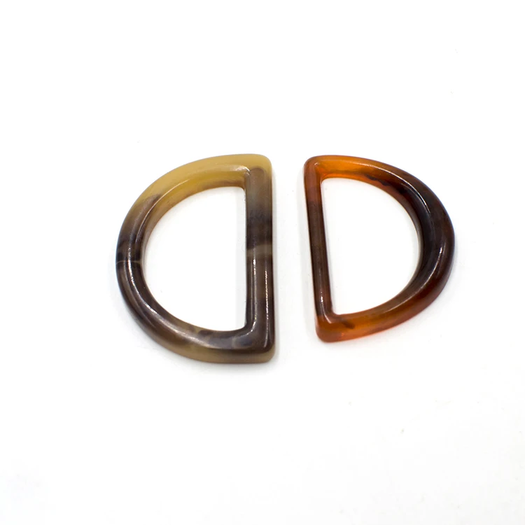 High-end factory hot sale high quality custom clothing decorative ring resin buckle