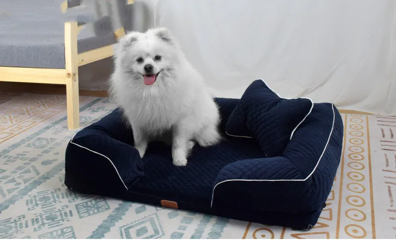 Four Seasons Universal Large Dog Bed Washable Luxury Dog Sofa Bed