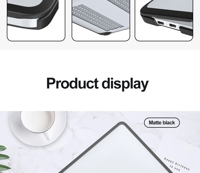 Quick Shipping Rugged Scrub Protective Hard Shell Sleeve Tpu Custom Laptop Covers Chromebook Case For Macbook Pro 13 A2338 M2