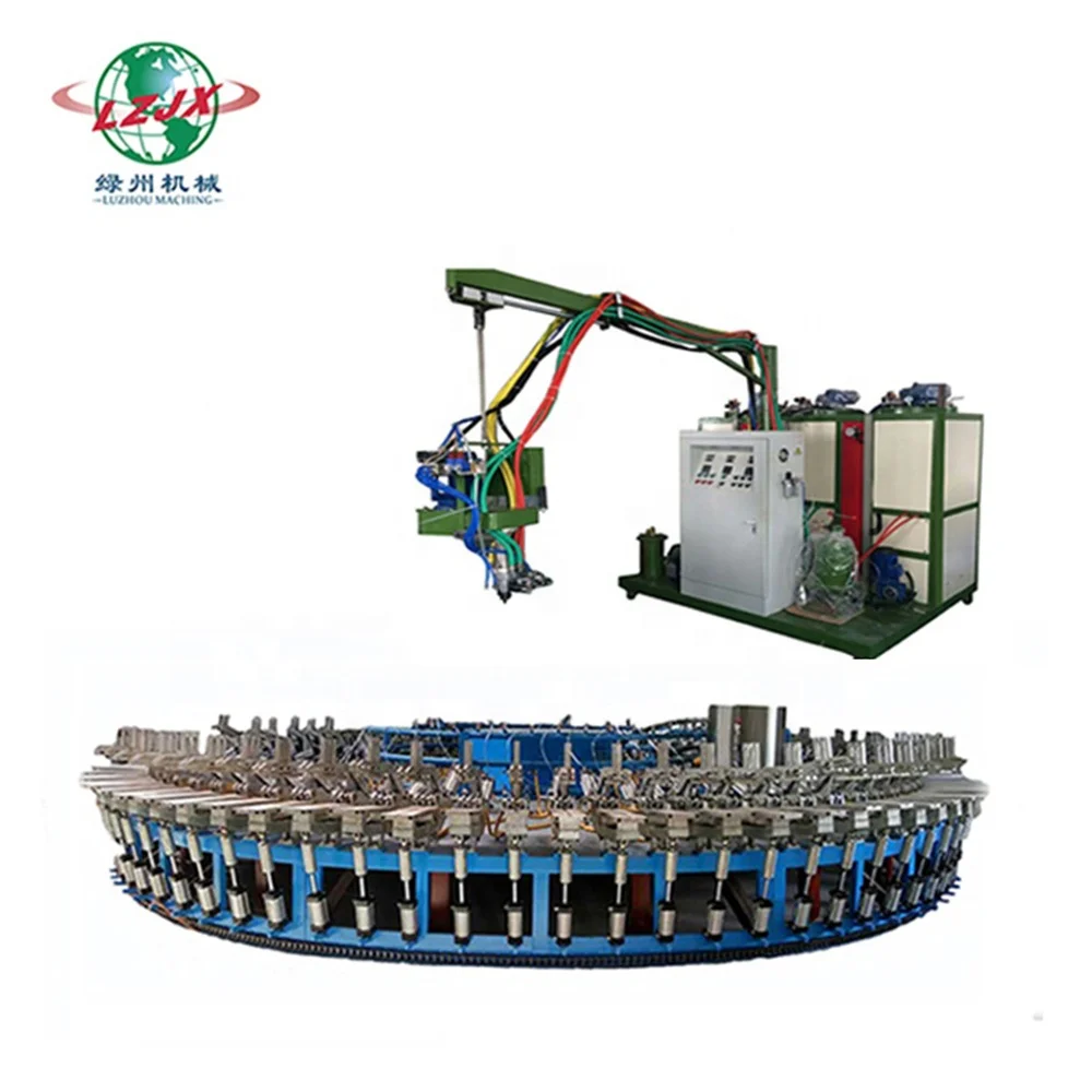 LZ-XC60 sport shoe insole pad foaming machines pu sole injection making machine polyurethane