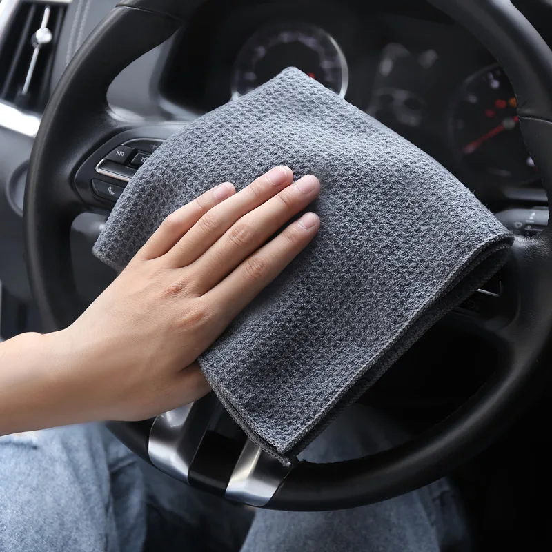 Waffle Drying Towels For Car Microfiber Towel Waffle Weave Car Drying Towels Waffle Cleaning Cloth