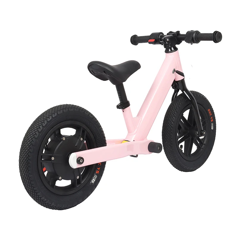 2024 High Quality 120 W 12 Inch Aluminum Alloy Balance Bike Kids Electric Scooter