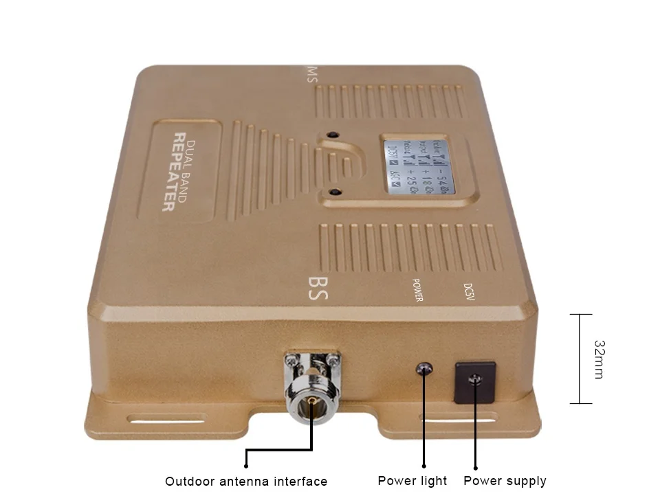 Dual band 2G 3G 4G cell phone signal booster, mobile phone repeater kit amplifier Dual signal band