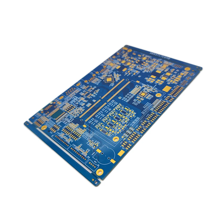 Blue Solder Mask HDI Multilayer PCB Circuit Board with Fr4 Material PCB Assembly