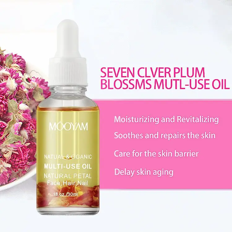 Wholesale Private label Organic Natural Rose Petal Essential Oil Face Skin Care Body Massage Oils