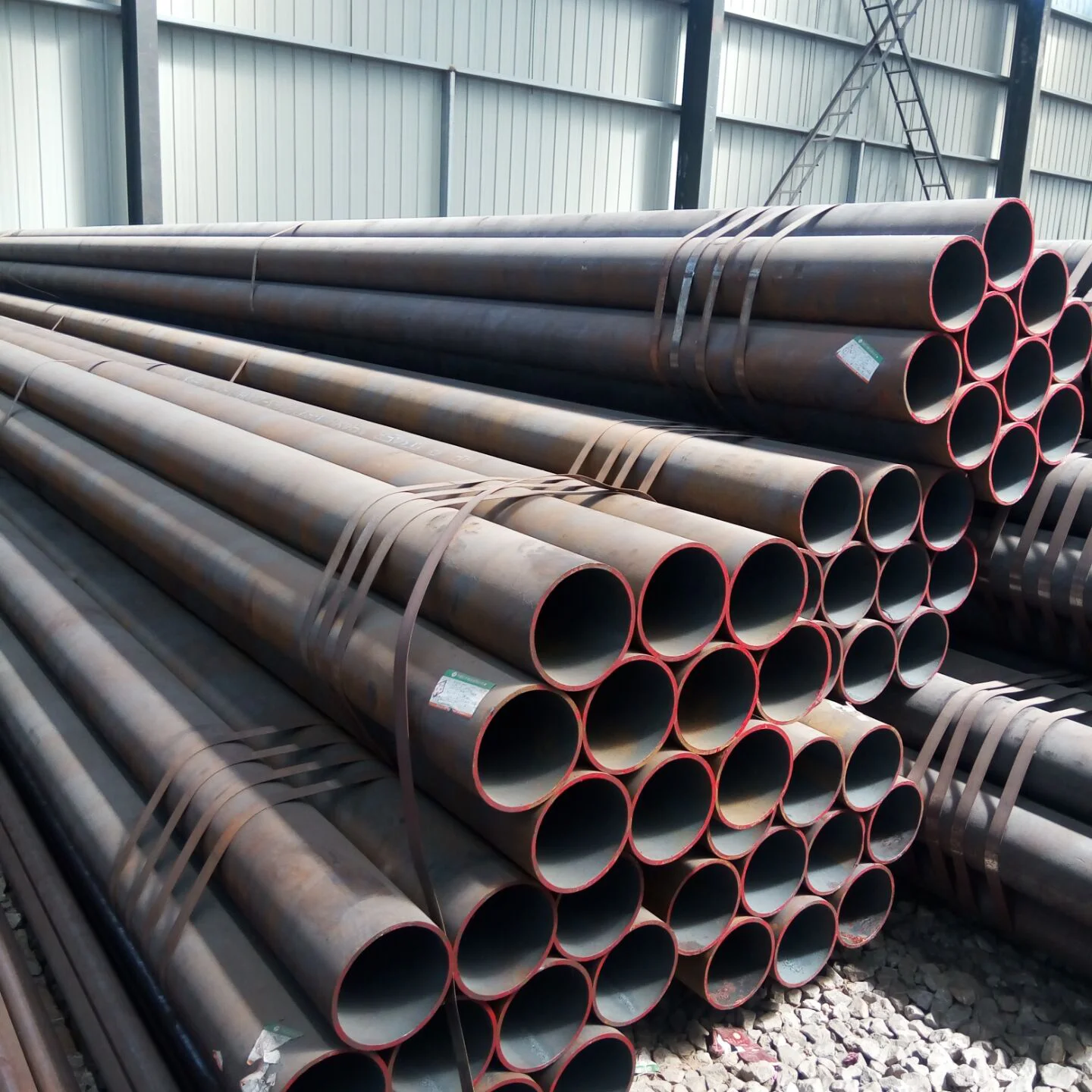 Round  seamless steel pipe tube ASTM A270 A554 pipe inox SS seamless carbon steel tube